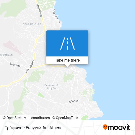 Τρύφωνος Ευαγγελίδη map