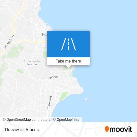 Πουνεντε map