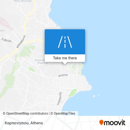 Καρπενησιου map