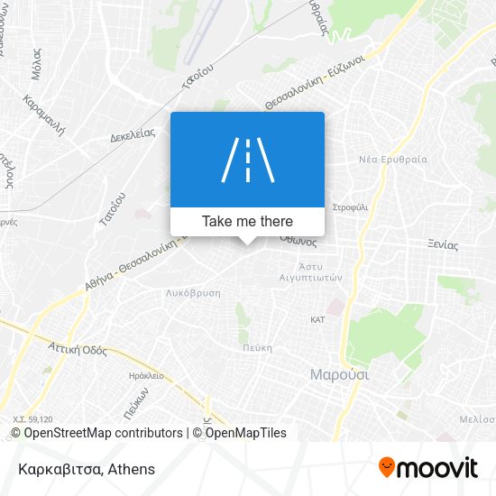 Καρκαβιτσα map