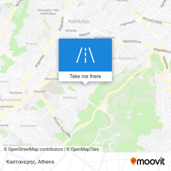 Καστανερης map