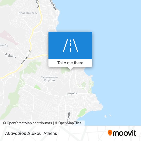 Αθανασίου Διάκου map