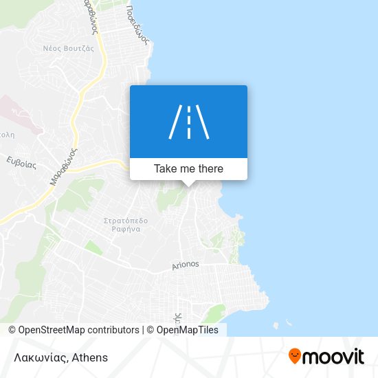 Λακωνίας map