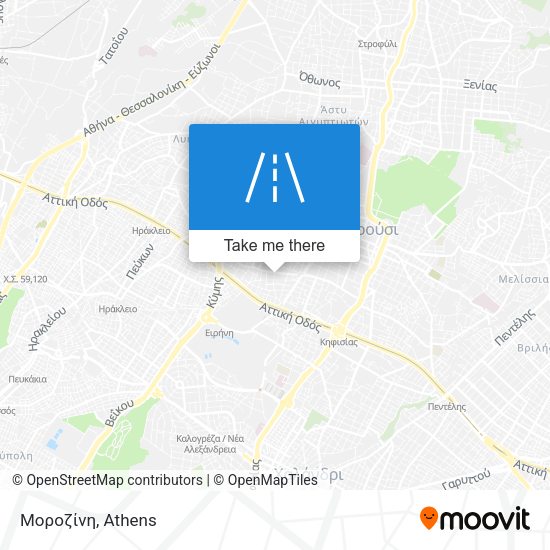 Μοροζίνη map