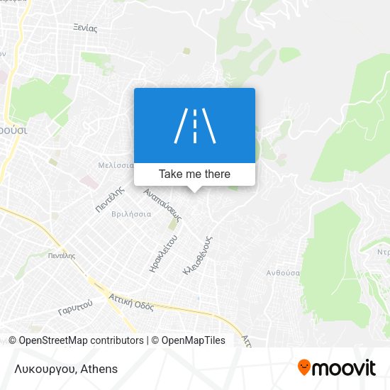 Λυκουργου map