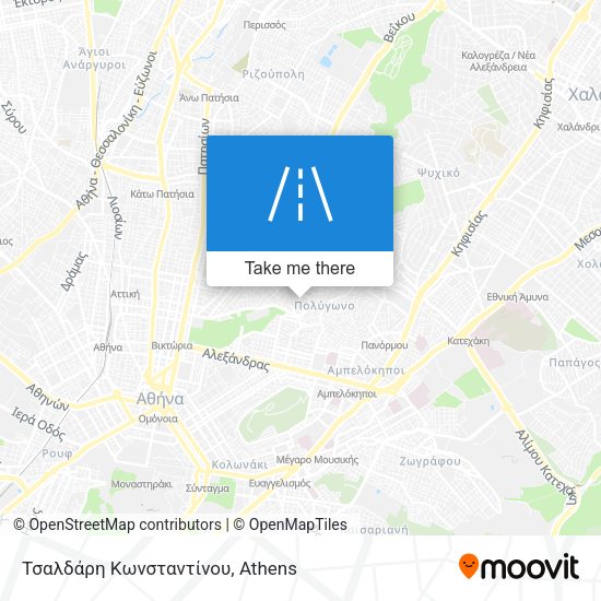 Τσαλδάρη Κωνσταντίνου map