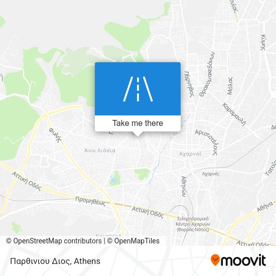 Παρθινιου Διος map