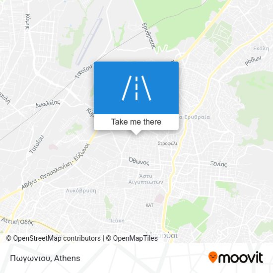 Πωγωνιου map