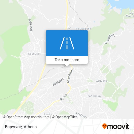 Βεργινας map
