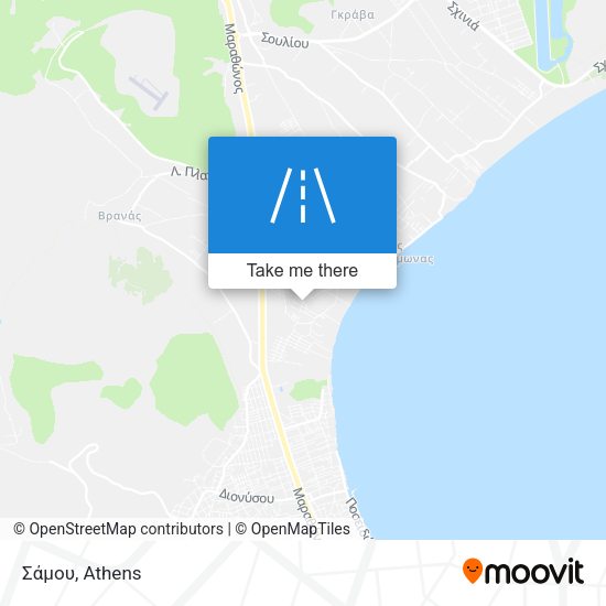 Σάμου map