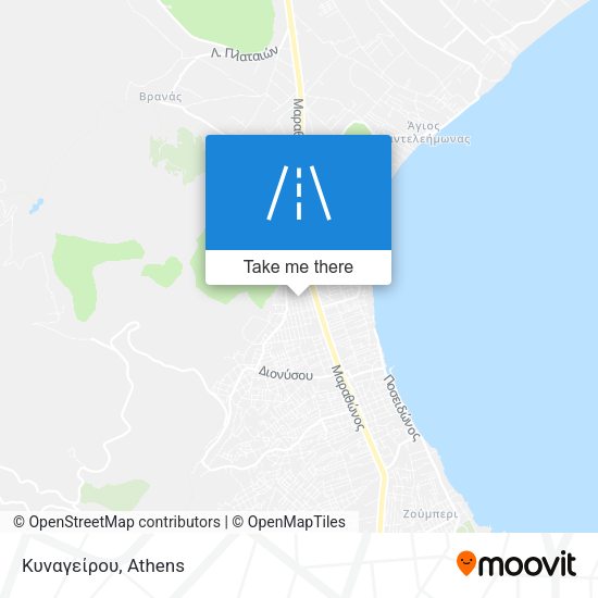Κυναγείρου map