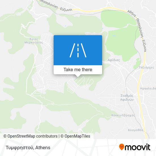 Τυμφρηστού map