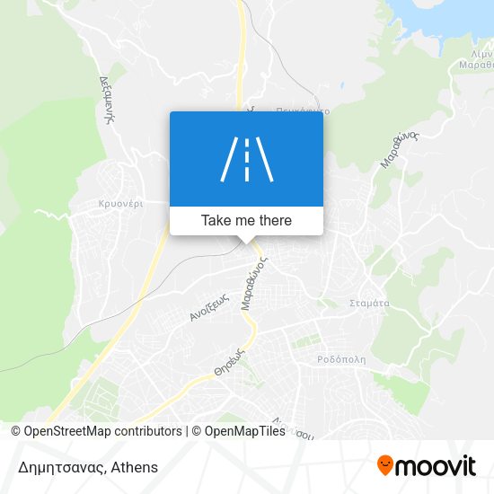 Δημητσανας map