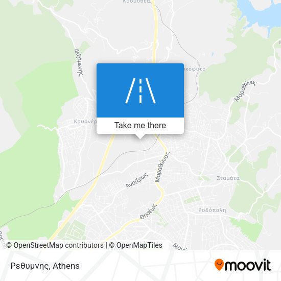 Ρεθυμνης map