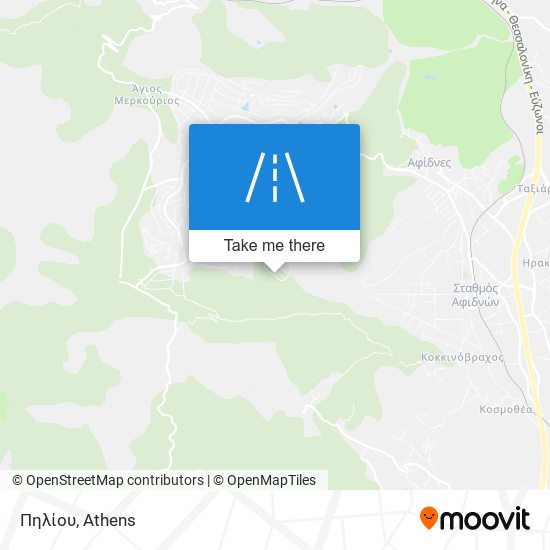 Πηλίου map