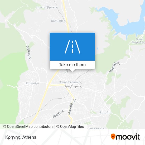 Κρήνης map