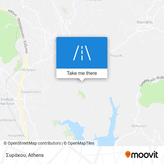 Συράκου map