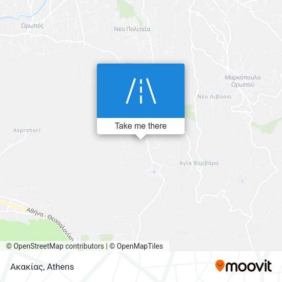 Ακακίας map