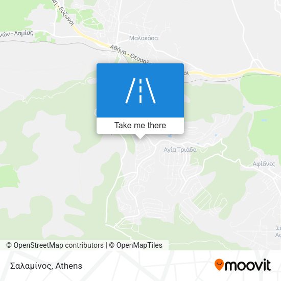 Σαλαμίνος map