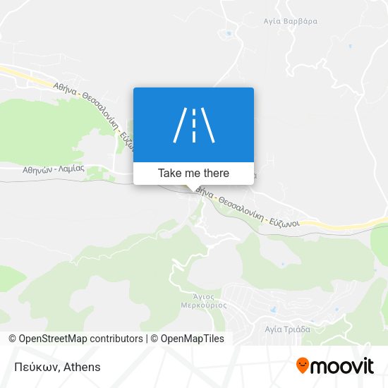 Πεύκων map