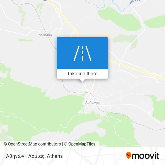 Αθηνών - Λαμίας map