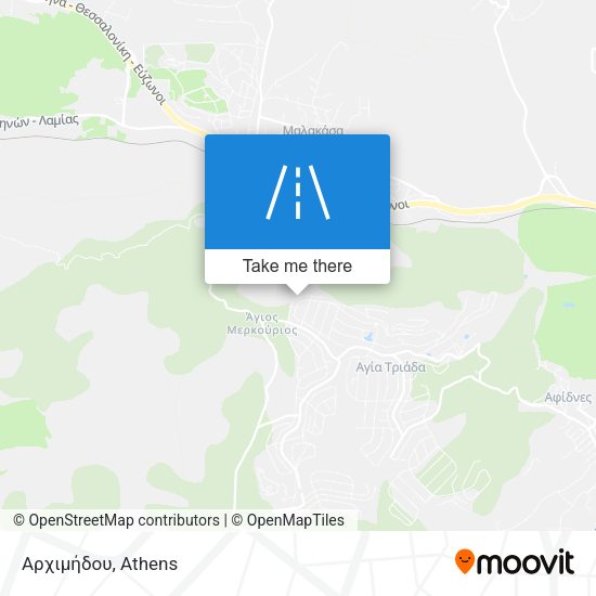 Αρχιμήδου map