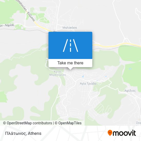 Πλάτωνος map
