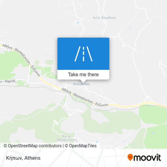 Κήπων map