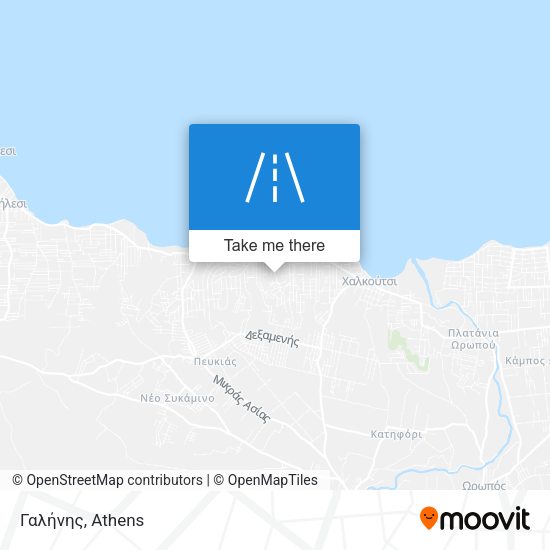 Γαλήνης map