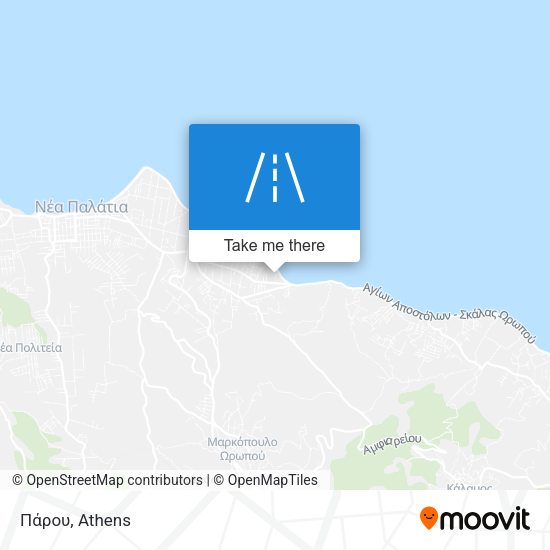 Πάρου map