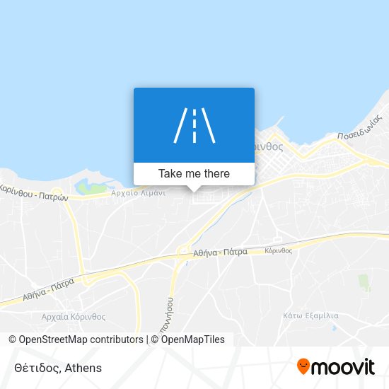 Θέτιδος map