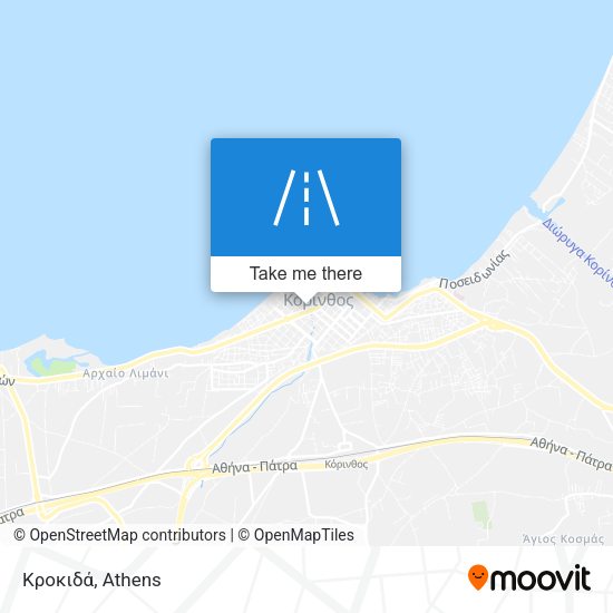 Κροκιδά map