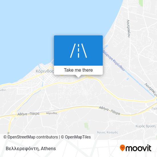 Βελλερεφόντη map