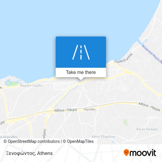 Ξενοφώντος map