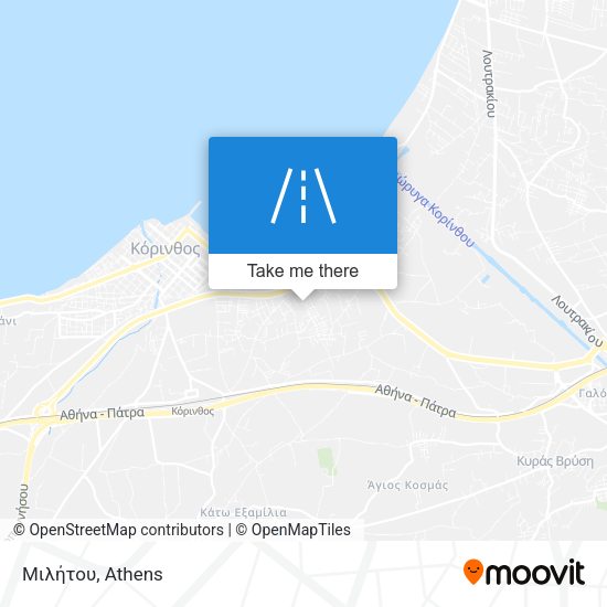 Μιλήτου map