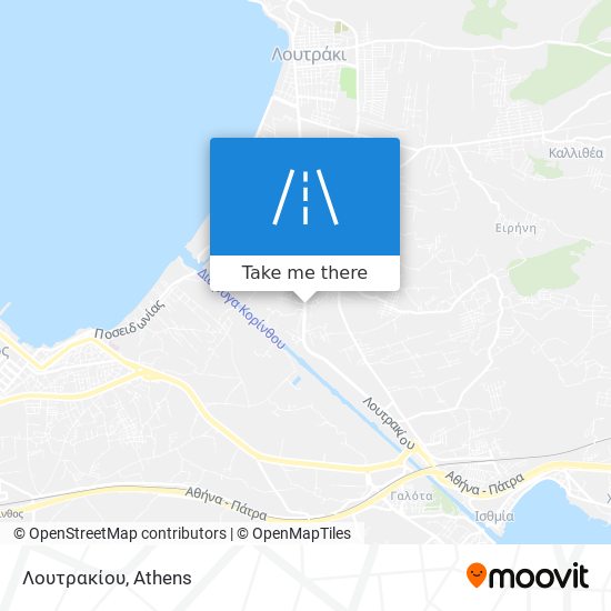 Λουτρακίου map