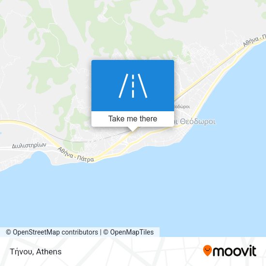 Τήνου map