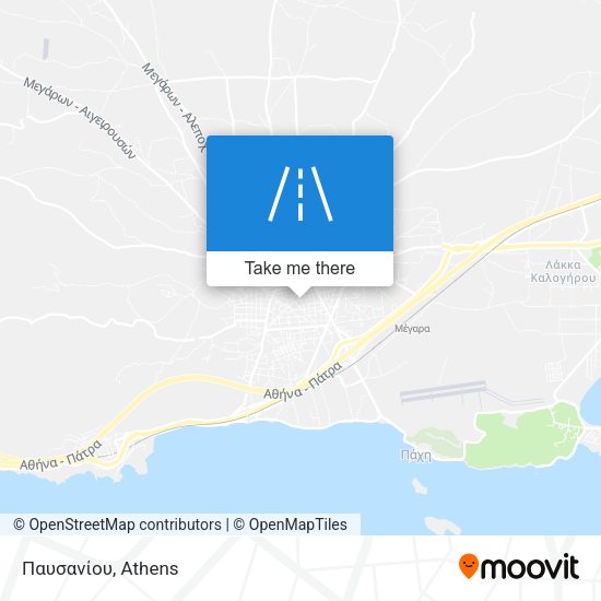 Παυσανίου map