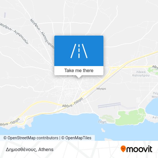 Δημοσθένους map