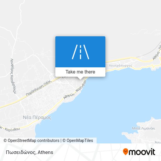 Πωσειδώνος map