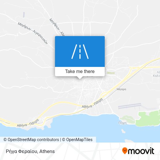 Ρήγα Φεραίου map