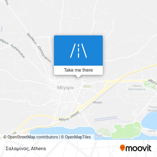 Σαλαμίνος map