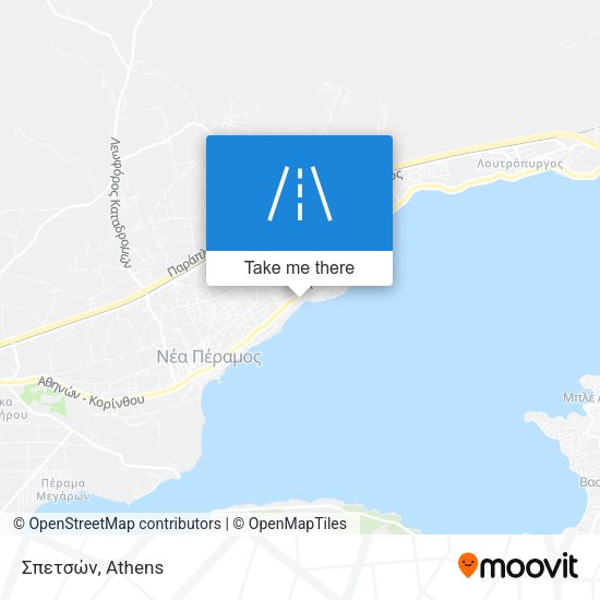 Σπετσών map