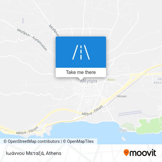 Ιωάννου Μεταξά map