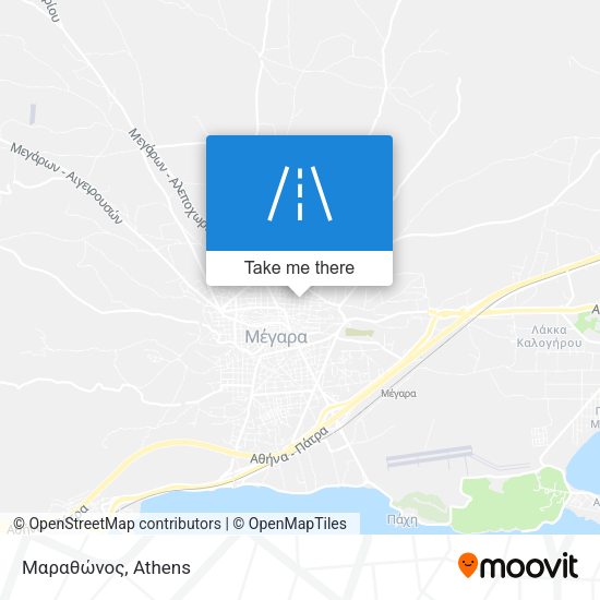 Μαραθώνος map