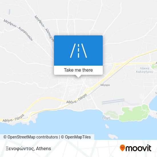 Ξενοφώντος map