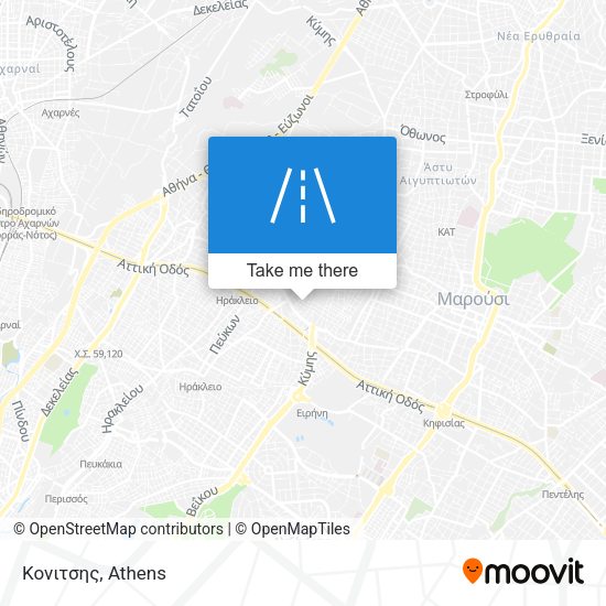 Κονιτσης map