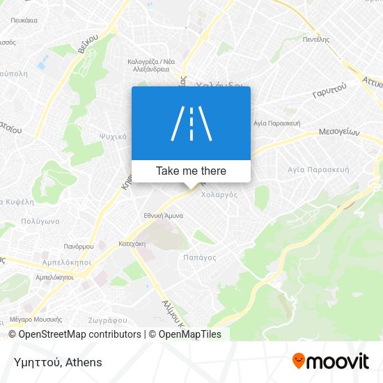Υμηττού map