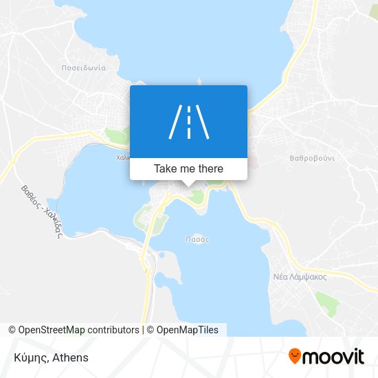 Κύμης map