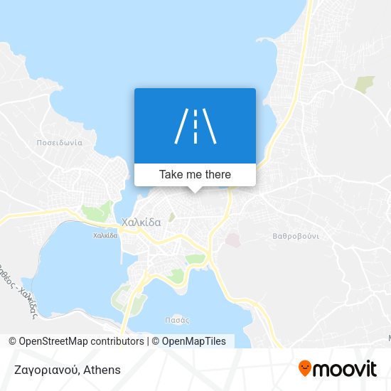 Ζαγοριανού map